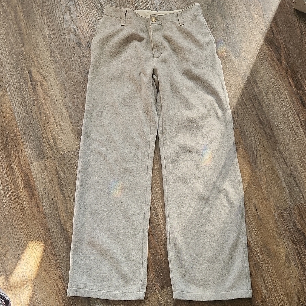 Ralph Lauren Polo Sport Gray Knit Fleece Lined Straight Leg Chinos Size S\P